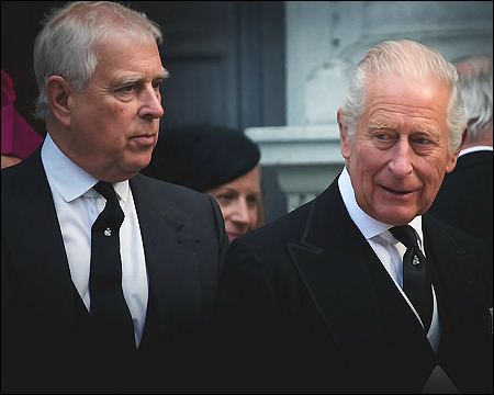 Britains King Charles strips Andrew of titles and residence