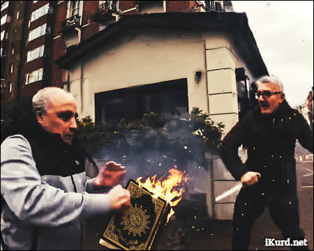 Kurdish man who burned Quran outside Turkey's UK embassy wins appeal