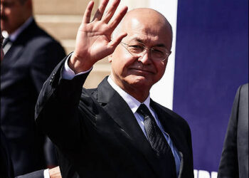 Former Iraqi President Barham Salih from the PUK party, April 2025. Photo: Channel8.com