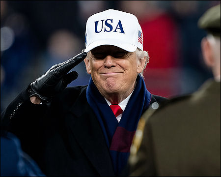 Trump urges human moon landing by 2028