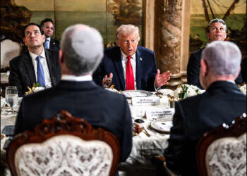 U.S. President Donald Trump with Israeli Prime Minister Benjamin Netanyahu and Secretary of State Marco Rubio, Dec 29, 2025. Photo: The White House