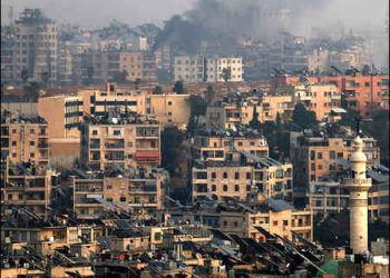 Kurdish Sheikh Maqsud and Ashrafiyeh neighborhoods, Aleppo Syria, January 8, 2026. Photo: AFP