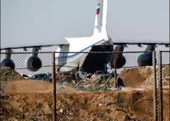 Russia withdraws troops from Qamishlo airport in Syrian Kurdistan (Rojava0, January 27, 2026. Photo: iKurd.net/video/tv/X