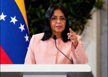 Venezuela's Vice President Delcy Rodriguez speaks during a session of the National Council for Sovereignty and Peace, in Caracas, Venezuela September 29, 2025. Photo: Reuters