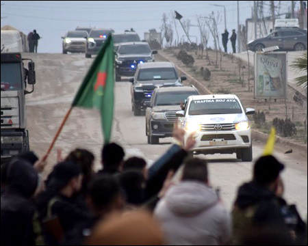 Sharaas forces enter Qamishlo under agreement with Syrias Kurds