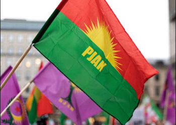 Iranian Kurdistan Rojhelat PJAK flag