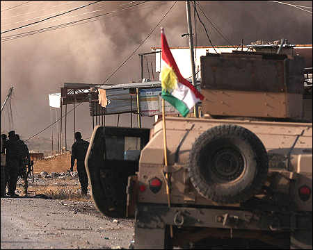 Iranian missile attack kills six Barzanis militant peshmerga fighters