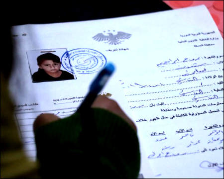 Syria's Kurds register for citizenship Qamishlo Rojava Kurdistan April 9, 2026