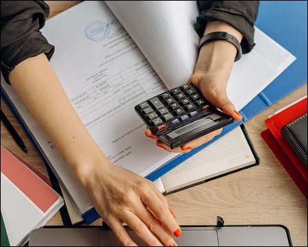 Auditor calculator papers