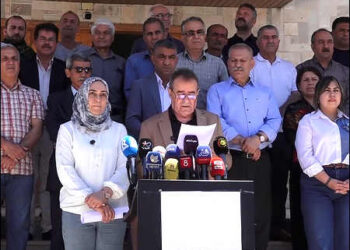 Kurdish political parties Qamishlo Syrian Kurdistan Rojava May 25, 2026