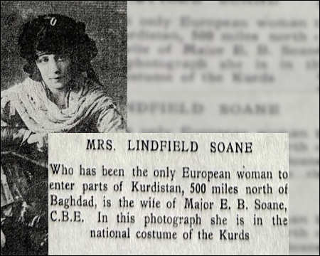 A Century Ago, Lynette Soane, Hailed the Kurds as my friends