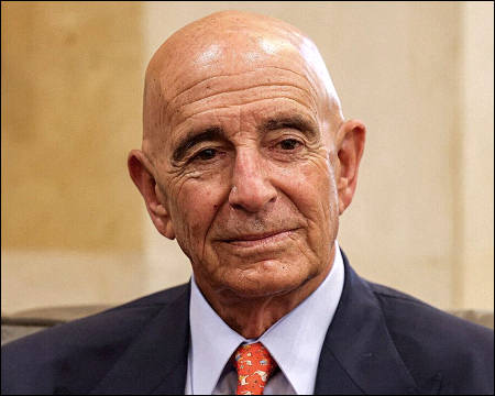 Tom Barrack, Trump’s envoy for Syria and Iraqi affairs, 2025. Photo: AFP