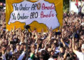 Thousand people gathered in the main Kurdish city of Amed (Diyarbakir) in Turkish Kurdistan, the Kurdish region in southeastern Turkey, demanding release of imprisoned Kurdish leader Abdullah Ocalan, June 28, 2026. Photo: Firat News Agency/ANF.