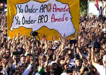 Thousand people gathered in the main Kurdish city of Amed (Diyarbakir) in Turkish Kurdistan, the Kurdish region in southeastern Turkey, demanding release of imprisoned Kurdish leader Abdullah Ocalan, June 28, 2026. Photo: Firat News Agency/ANF.