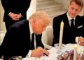 U.S. President Donald Trump signs U.S.-Iran interim agreement to end war, France, June 17, 2026. Photo: Video/X.