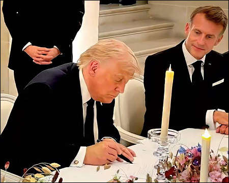 Trump signs U.S.-Iran interim agreement to end war