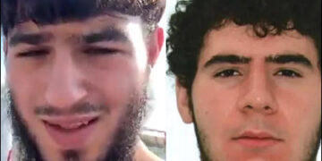 A composite photo os the 21-year old suspect identified by police as Abdul B. in a public call for his arrest, after a vehicle rammed down the crowd near Berlin's CSD celebrations, Germany's largest LGBTQ+ Pride celebration, on July 25, 2026, killing one person and wounding several, Photo: Polizei Berlin/Screengrab Tit Tok/via iKurd.net.