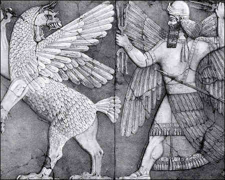 Chaos Monster and Sun God Tiamat Tiamat Enuma Elish Babylonian