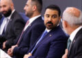 Iraqi Prime Minister Ali al-Zaidi, second from right, attends a meeting at Chevron's Houston headquarters, Texas, U.S., July 16, 2026. Photo: Pool/via Reuters
