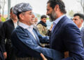 Faisal Karim Khan Bradosti (left), a member of the Patriotic Union of Kurdistan (PUK) Leadership Council and a prominent figure from the influential Erbil-based Bradosti family, with Qubad Talabani, a member of the party’s Political Bureau, in April 2026. Bradosti resigned from the PUK in June 2026. Photo: Bradosti's FB/via iKurd.net