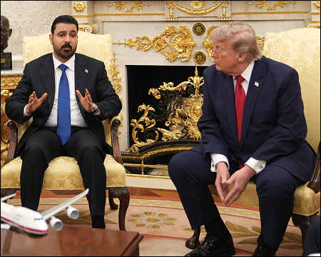 Trump meets Iraqi PM Al-Zaidi at the White House