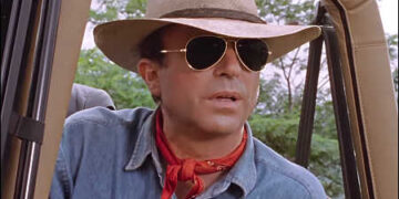 A scene of Sam Neill in Jurassic Park movie (1993). Photo: screengrab/Movieclips/YT channel/via iKurd.net