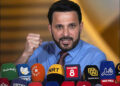 Shaswar Abdulwahid, head of the New Generation Movement (Cûłanewey Newey Nwê), Sulaimani, Iraqi Kurdistan, July 2026. Screengrab/NRT TV/via iKurd.net.