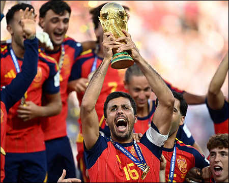 Spain wins World Cup 2026, defeating Argentina 1-0 in extra time