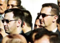 Bashar al-Assad brother with his brother Maher al Assad Syria June 2000