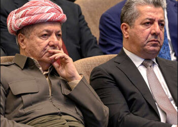 Massoud Barzani with Masrour Barzani Oct 27, 2025