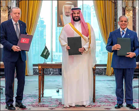 Saudi Arabia, Pakistan, and Turkey sign joint defence agreement in Mecca