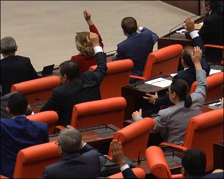 Turkish parliament passes law to push forward Kurdish PKK peace bid