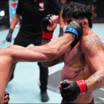 Kurdish-Finnish UFC fighter Namo Fazil is knocked out by Brazilian fighter Kaik Brito