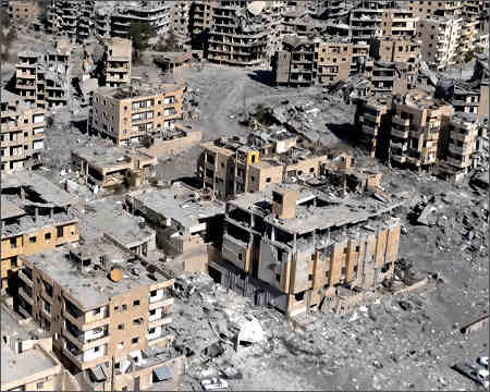 Devastation former Isis stronghold Raqqa Syria 2017