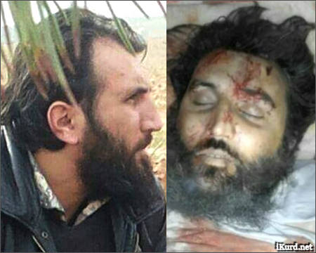 Islamic leader Abu Hajer al Homsi, whose alias is Abu Omar Saraqeb, the top military commander of the militant group Jabhat Fateh al Sham, the former al Qaeda offshoot in Syria