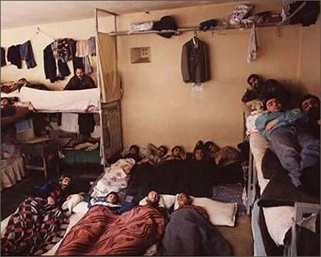 Prisoners in a Turkish prison