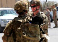 US soldiers army Taji military base Baghdad Iraq Aug 23, 2020