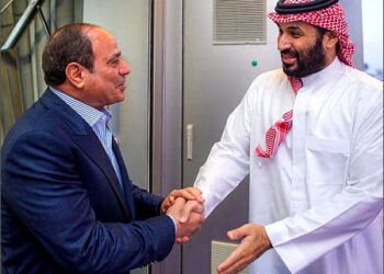 Abdel Fattah El-Sis with Mohammed bin Salman (MBS) 2026