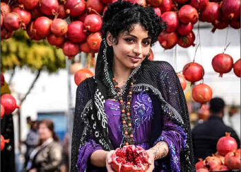 Halabja Henar Festival Pomegarante food Nov 2, 2024