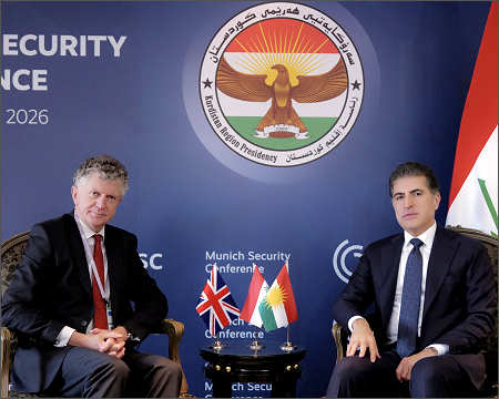Jonathan Powell with Nechirvan Barzani Feb 13 2026