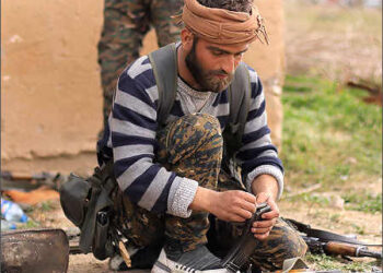 Kurdish fighter SDF YPG fighter, Rojava, Syrian Kurdistan