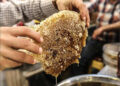 Kurdish mountain honey Sulaimani market food May 2017