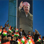 Massoud Barzani poster flags Duhok 5, 2026
