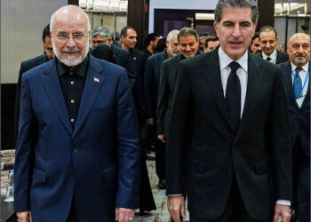 Nechirvan Barzani with Mohammad Bagher Ghalibaf July 3, 2026