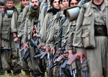 Kurdish PKK fighters in Duhok province, Iraqi Kurdistan